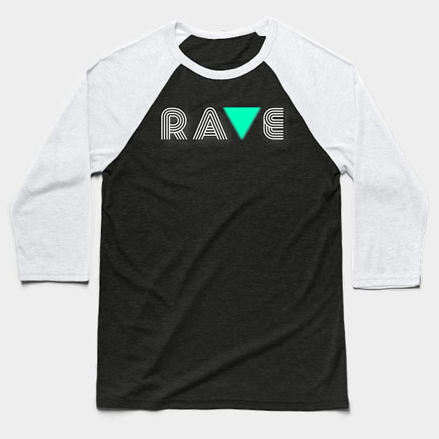 Rave Baseball T-Shirt by Raw Designs LDN